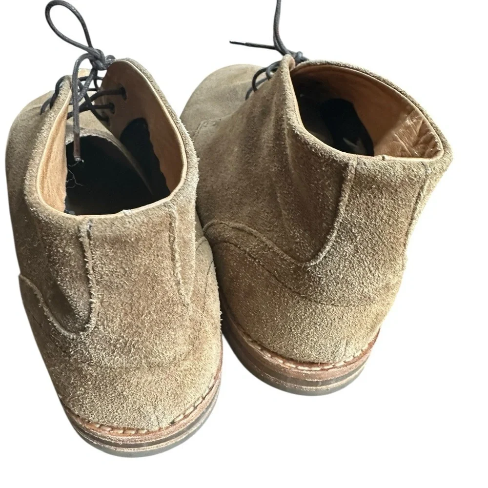 H By Hudson London Men's Tan Suede Chukka Desert Boots - Size 10 EU 43 - Picture 3 of 7
